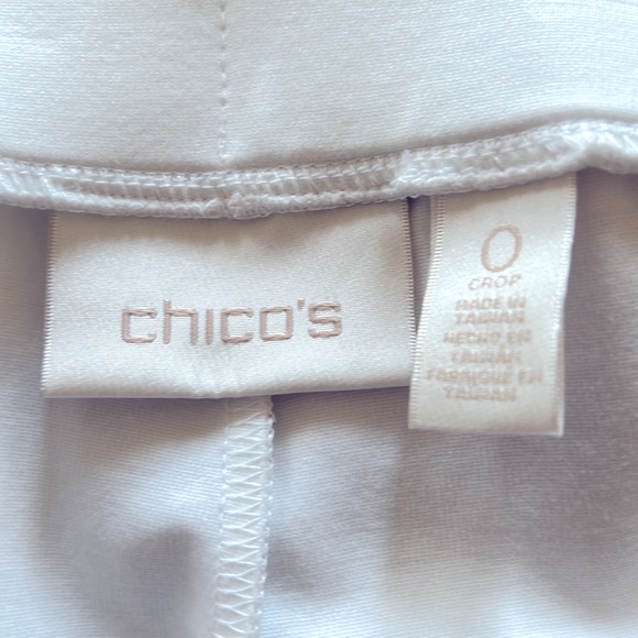 Chico’s white leggings, size 0 (6-8) - Picture 2 of 2